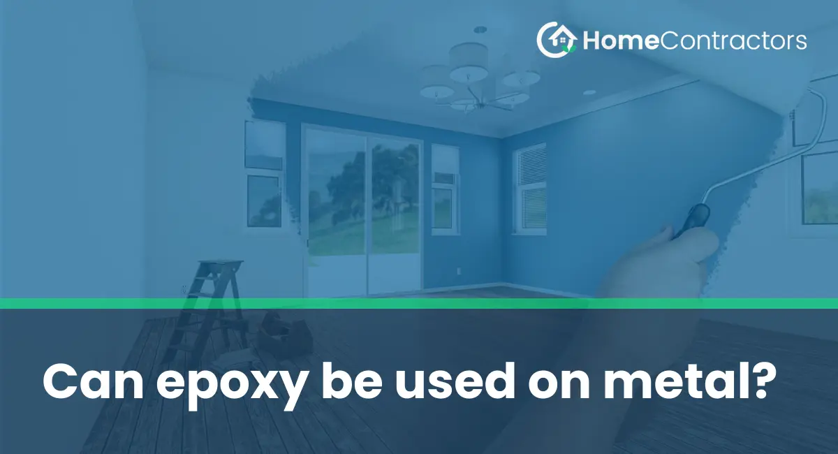 Can epoxy be used on metal?