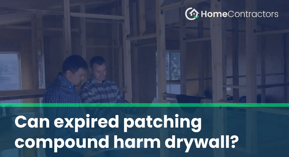 Can expired patching compound harm drywall?