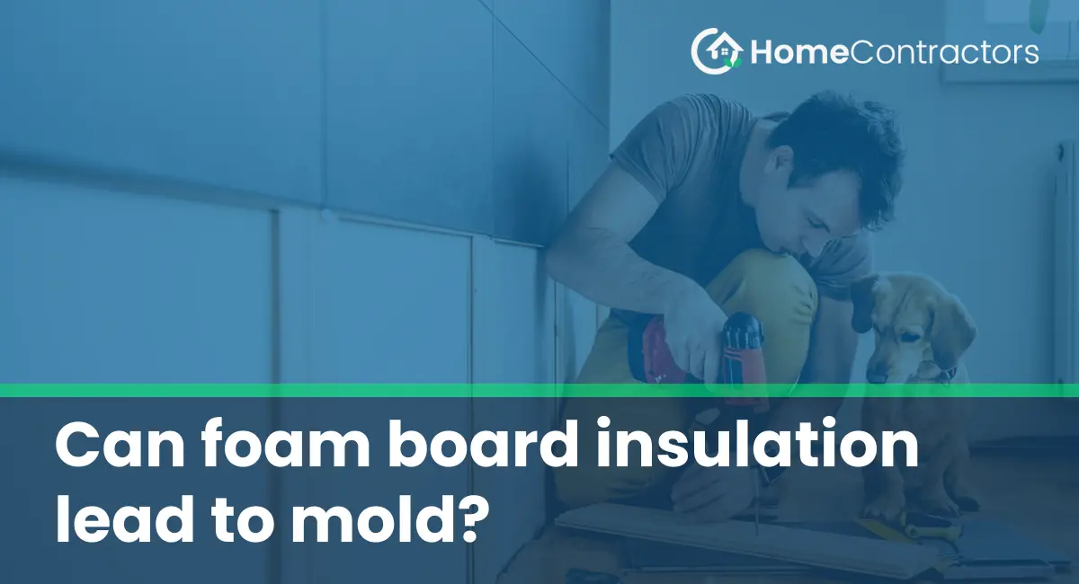 Can foam board insulation lead to mold?