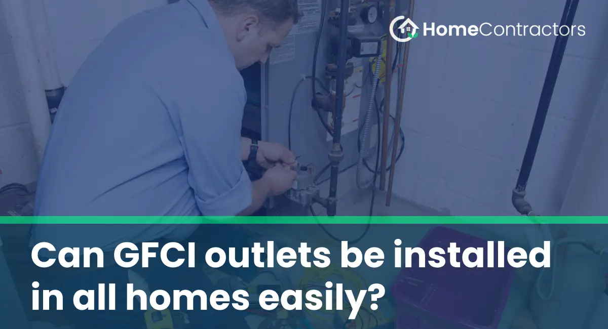Can GFCI outlets be installed in all homes easily?