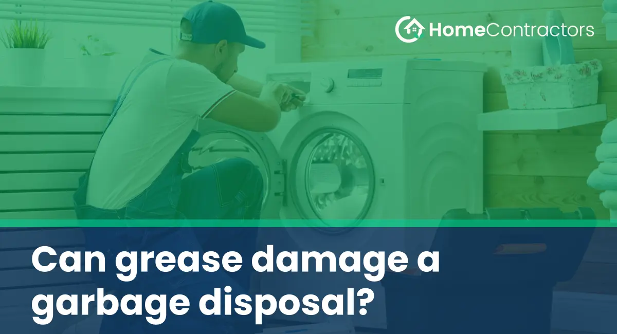 Can grease damage a garbage disposal?
