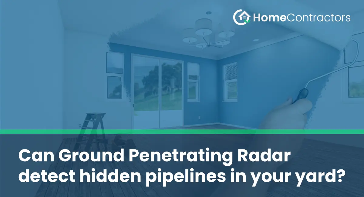 Can Ground Penetrating Radar detect hidden pipelines in your yard?