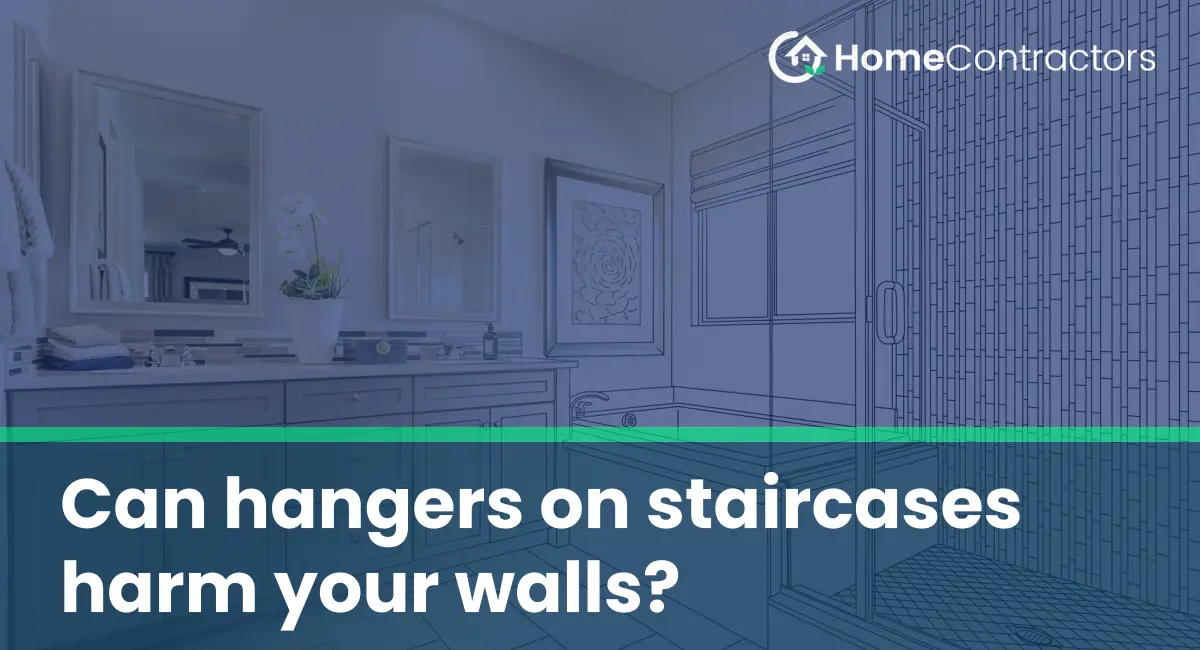 Can hangers on staircases harm your walls?