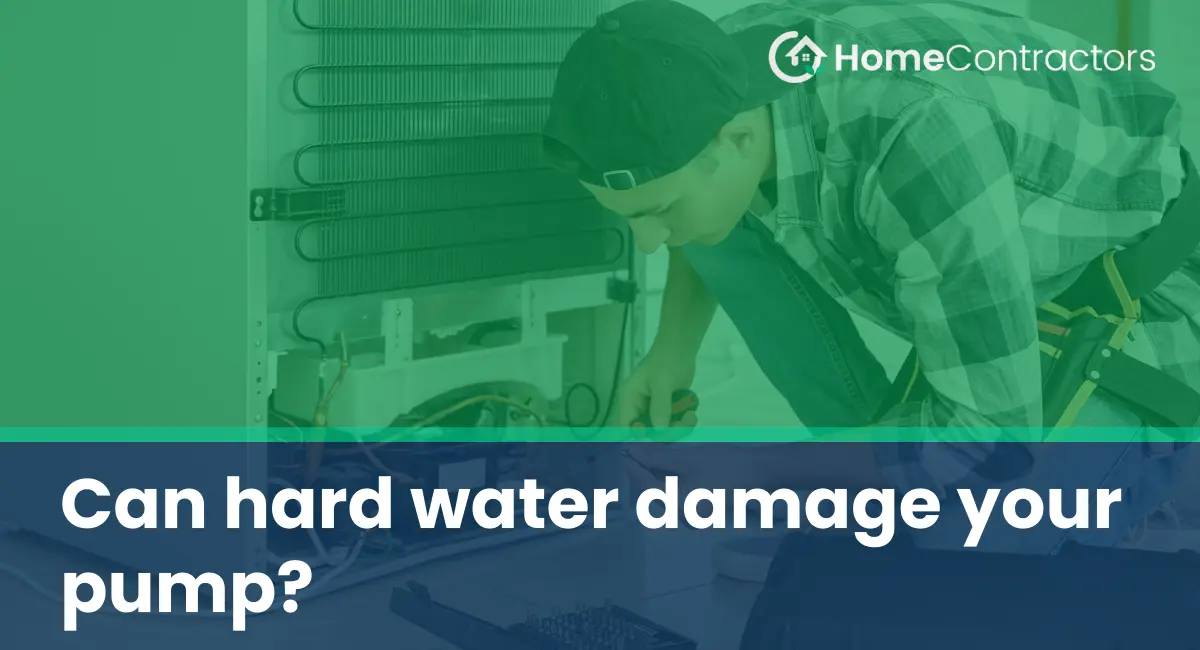 Can hard water damage your pump?