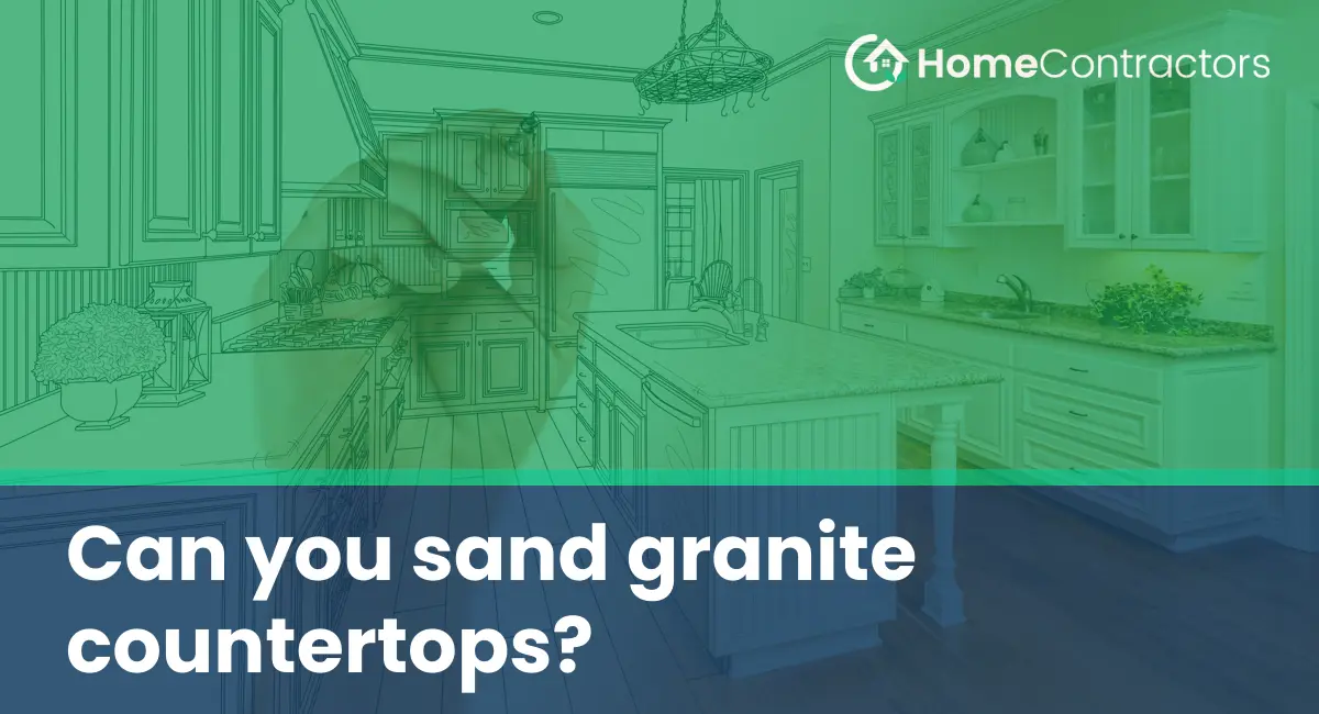 Can you sand granite countertops?